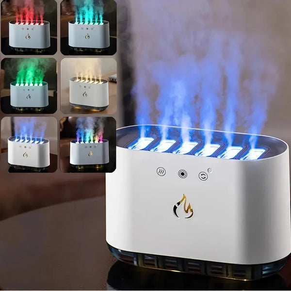 Dynamic Music Humidifier with Sound-Responsive Color Change – LED Light, USB Powered