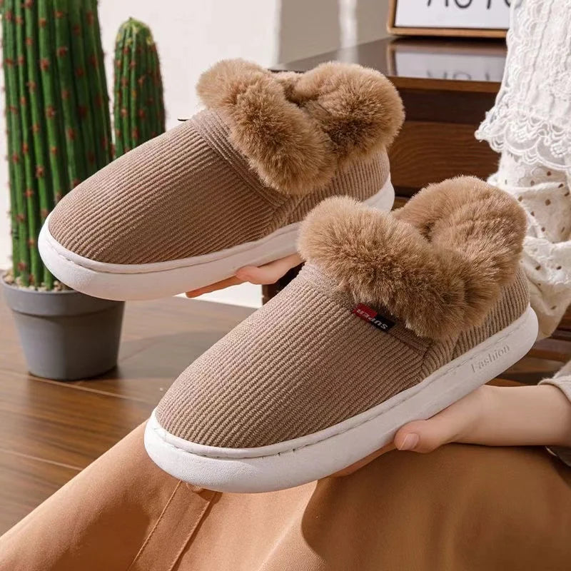 Women's Indoor Plush Padded Slippers