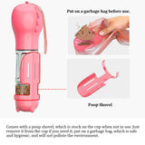 Portable 3-in-1 Cat and Dog Water Bottle – Multifunctional Feeder