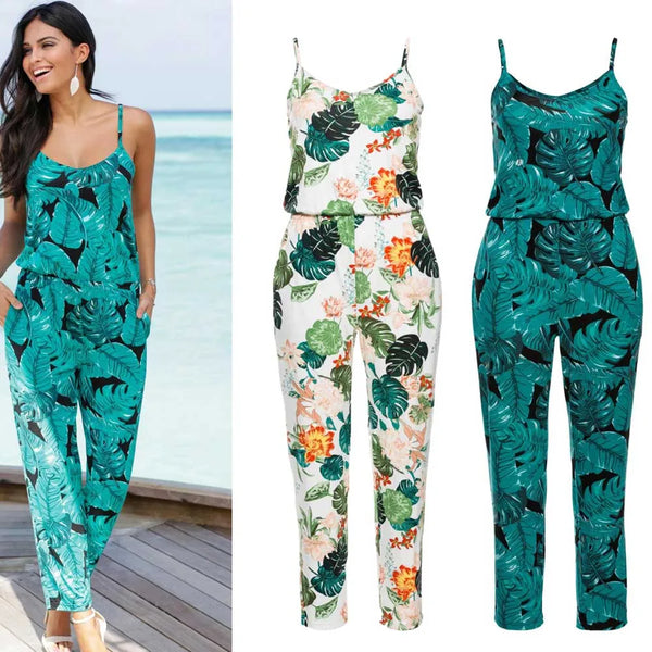 Floral Print Jumpsuit