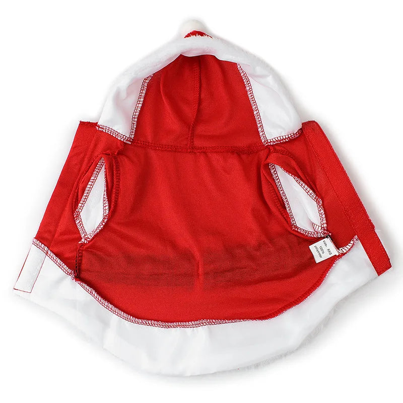 Santa Christmas Costume for Small Dogs