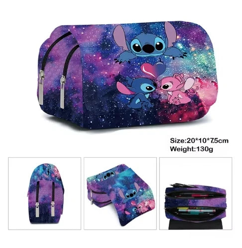 Anime Disney Stitch Canvas Bag - Pencil Bag - Crossbody Bag