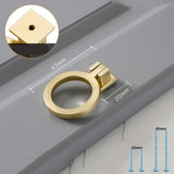 Gold Cabinet Pulls - Solid Zinc Alloy