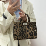 Leopard Print Mini Handbag