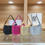 Evening Clutch - Elegant Rhinestone Handbag