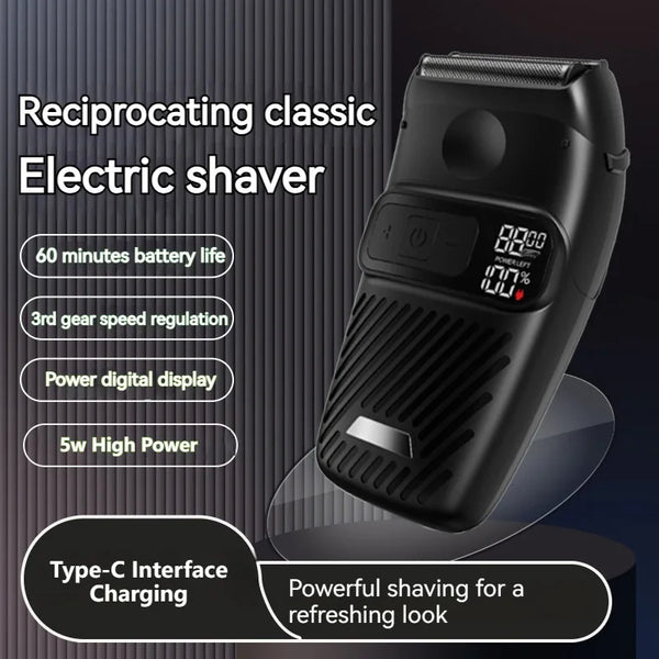 Electric Shaver - Three-Speed Adjustable Rechargeable Shaver