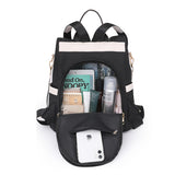 Casual Anti-Theft Backpack - Waterproof Fabric Fashion Shoulder Bag