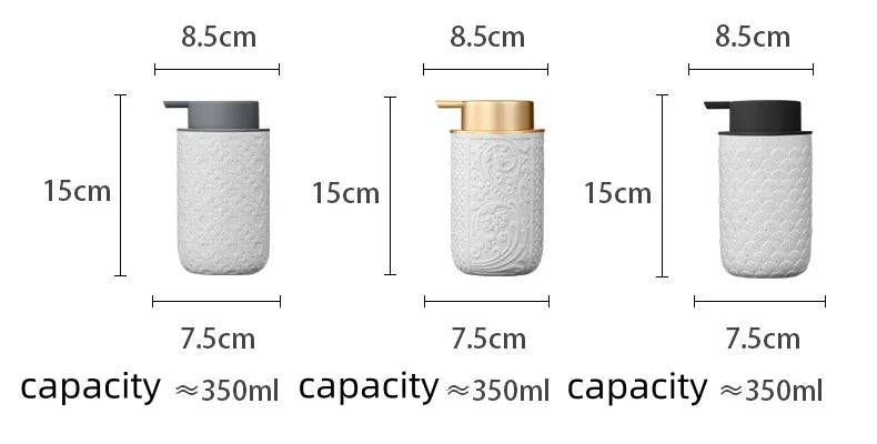 Luxury Body Wash Soap Bottle -Ceramic