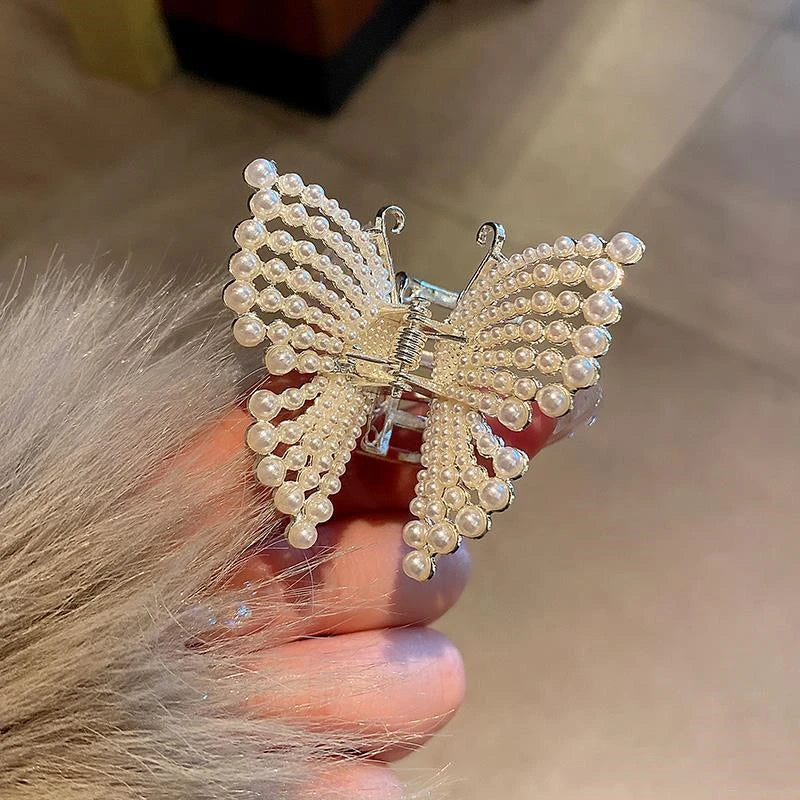 Butterfly Pearl Tassel Hairpin