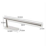 Stainless Steel Toilet Roll Holder - Self-Adhesive