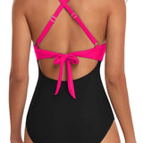 New One-Piece Hollowed Out Bikini Swimsuit