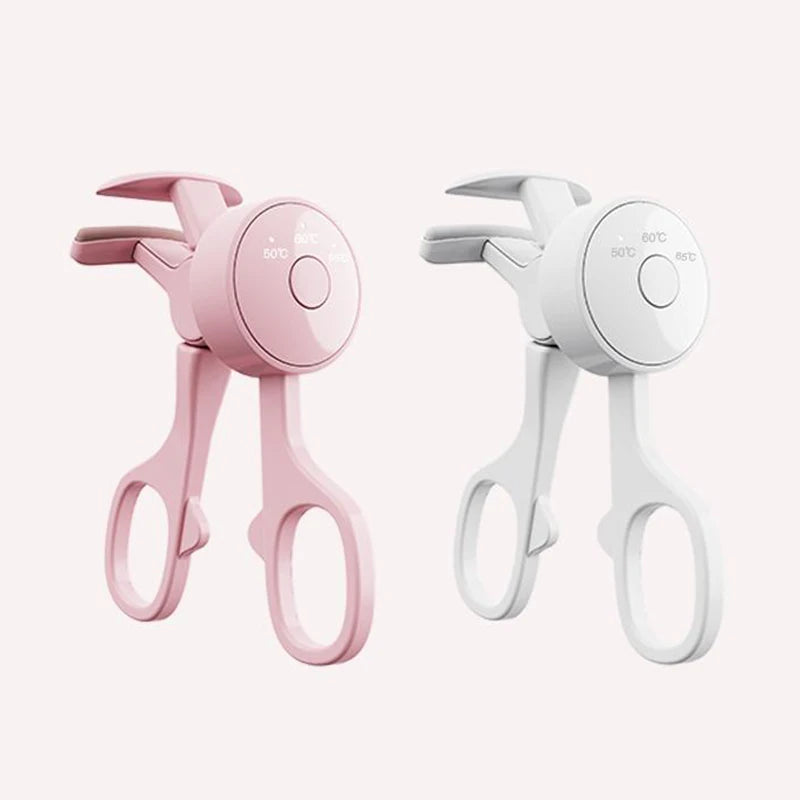 Electric Eyelash Curler: Fast Heating Portable Eyelash Perm & Lasting Curling Tool