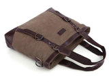 Khaki Casual Vintage Men's Canvas Travel Bag