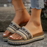 Bohemian Handmade Espadrilles Slides