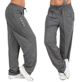 Black and Gray Jogger Trousers