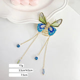 Butterfly Pearl Tassel Hairpin