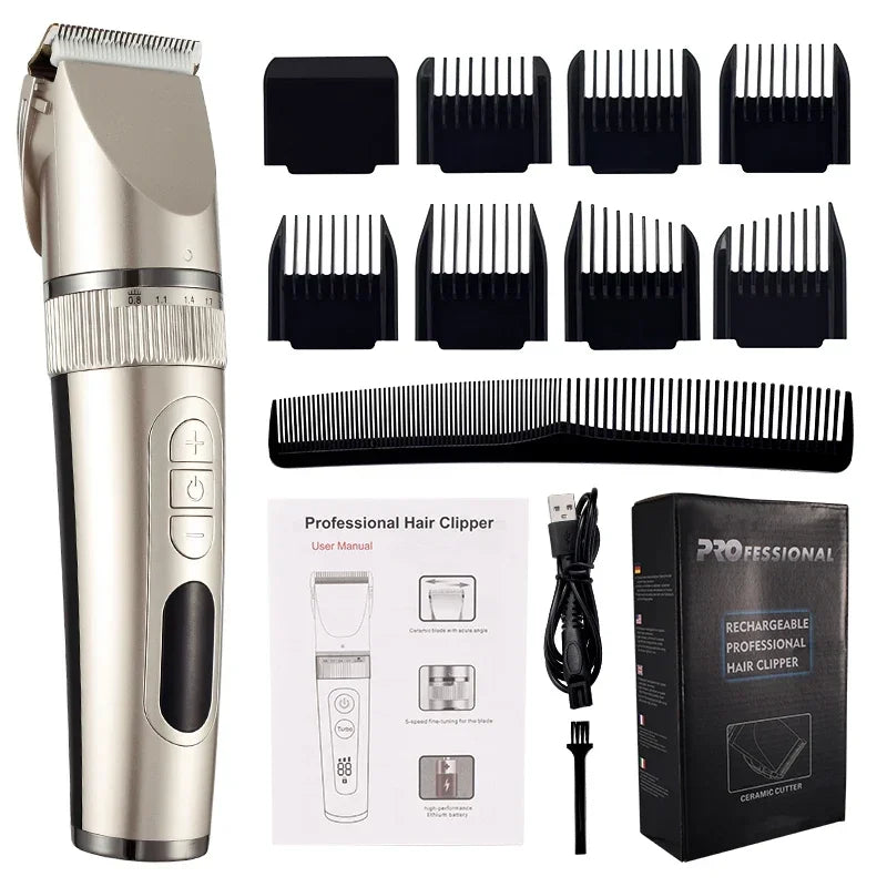 Professional Hair Clipper & Beard Trimmer