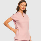 Fashion Stand Collar Scrub Tops for Women - Medical Uniforms