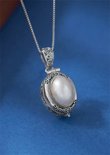 S925 Sterling Silver Pearl Pendant