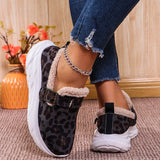 Fashion Leopard Print Wedge Sneakers