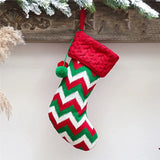 Knitted New Year Christmas Stocking