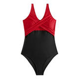 Color Block One-Piece Swimsuit