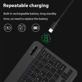 Android iOS Windows Extra Long Standby Bluetooth Wireless Keyboard - Multilingual