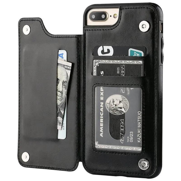 Folio - Retro Card Holder Phone Case - The Next Door Neighbor 