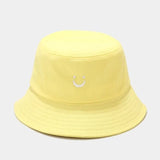 Embroidery Smile Face Expression Bucket Hat - The Next Door Neighbor 