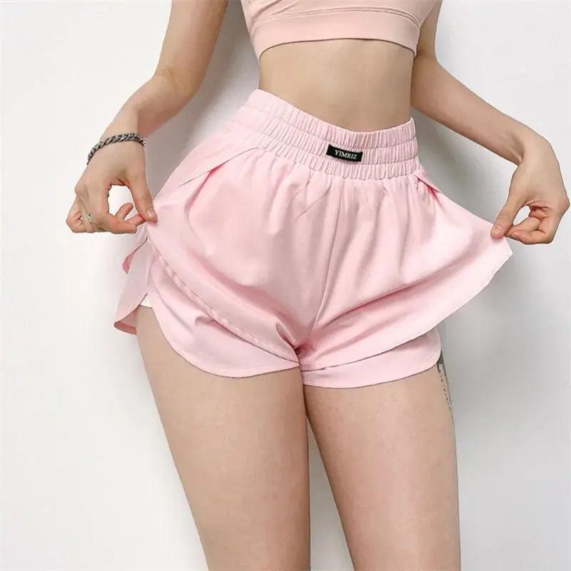 High Waist Gym Shorts - The Next Door Neighbor 