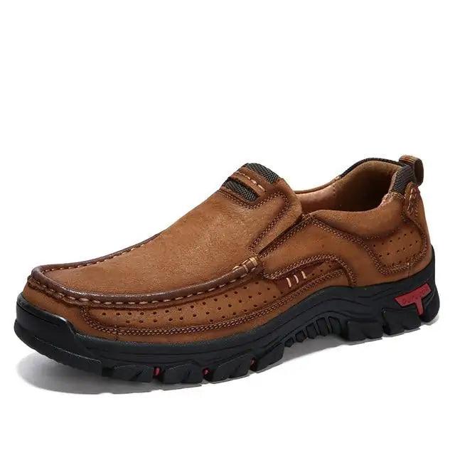 Men's Casual Genuine Leather Slip-on - The Next Door Neighbor 