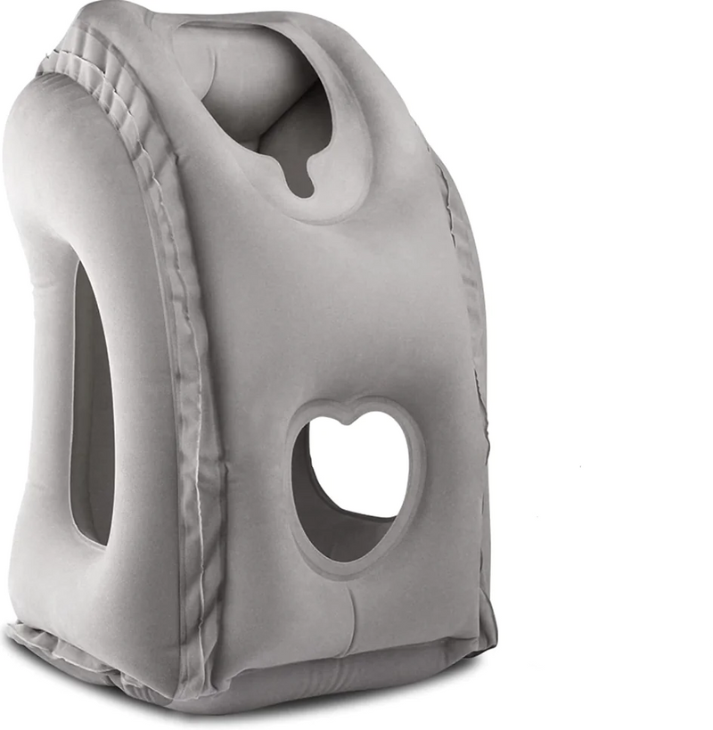 Inflatable Travel Pillow: Compact Comfort - The Next Door Neighbor 