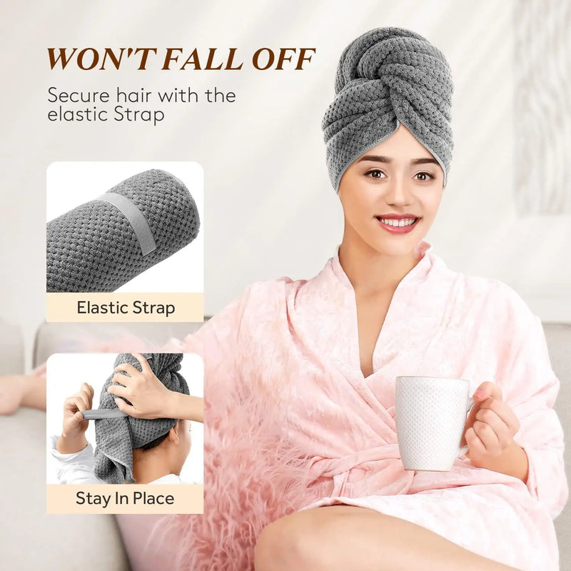 Long Hair Towel Wrap - The Next Door Neighbor 