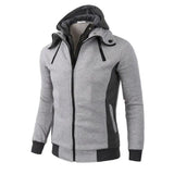 Double Zipper Hoodie Jacket for Men - The Next Door Neighbor 