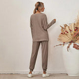 Fashion Casual Solid Sleepwear Set - The Next Door Neighbor 