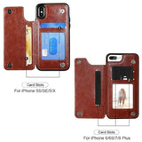 Folio - Retro Card Holder Phone Case - The Next Door Neighbor 