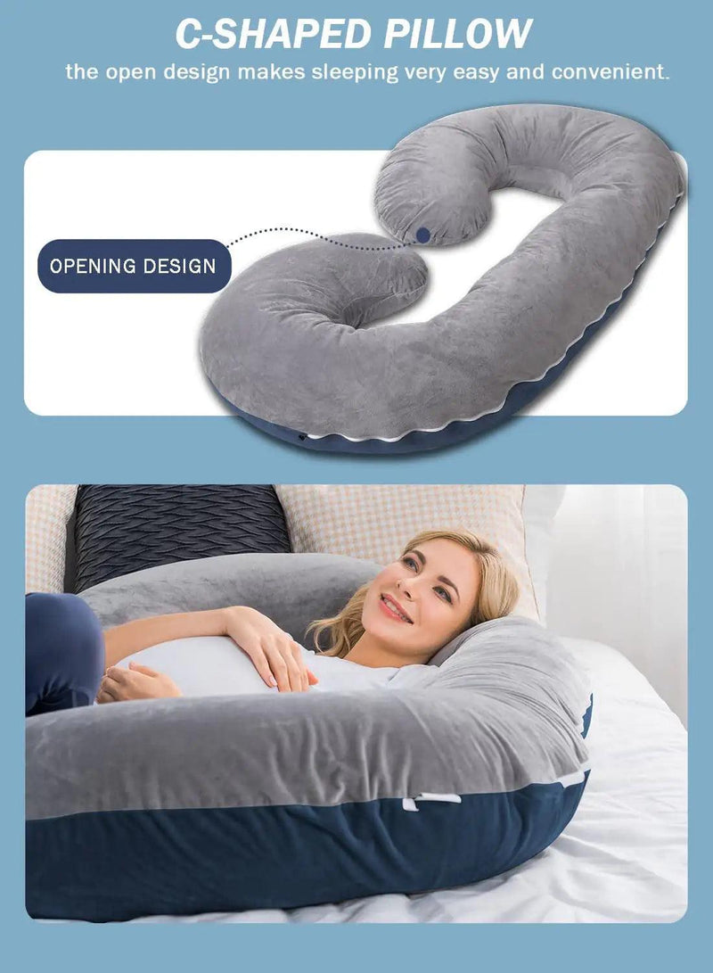 C-Shaped Body Pregnancy Pillow - The Next Door Neighbor 