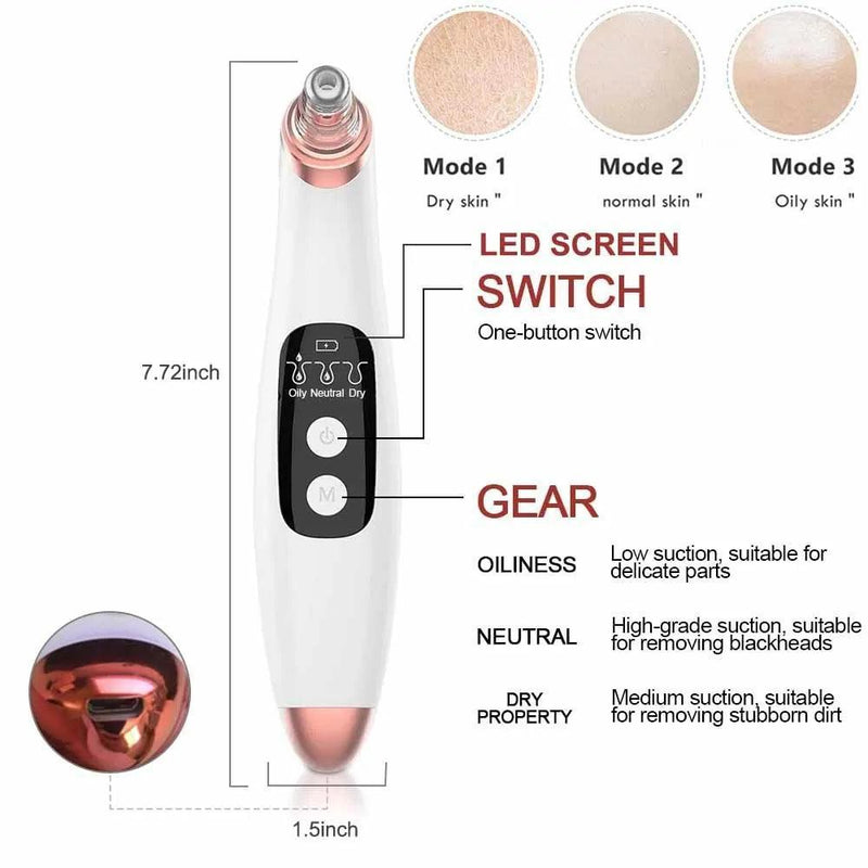 Blackhead Remover Vacuum Suction with Camera