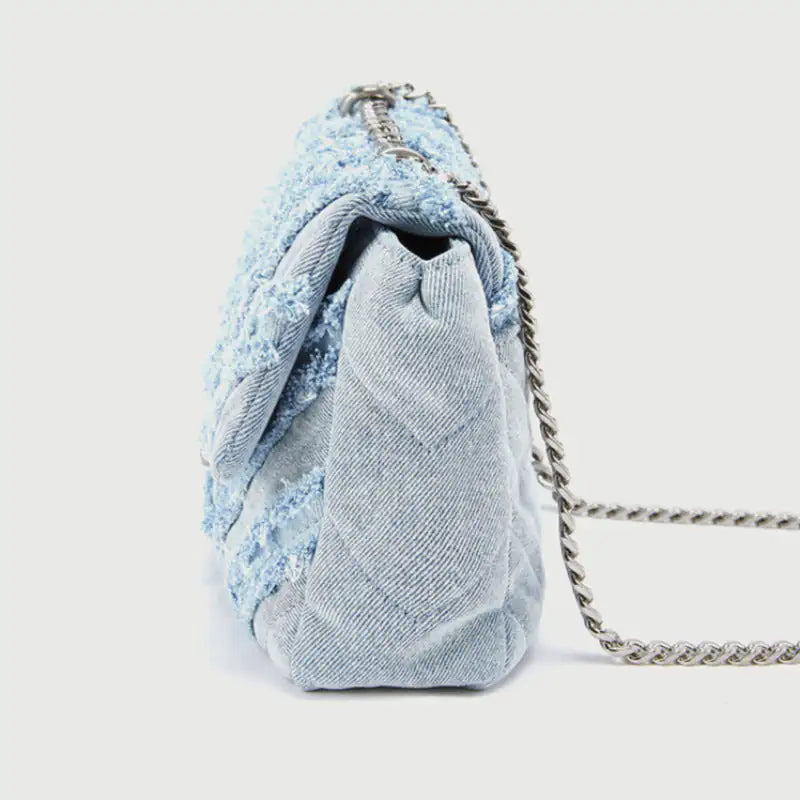 Denim Chain Bag - The Next Door Neighbor 