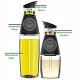 500ml/ 250ml Olive Oil Dispenser Bottle Set - The Next Door Neighbor 