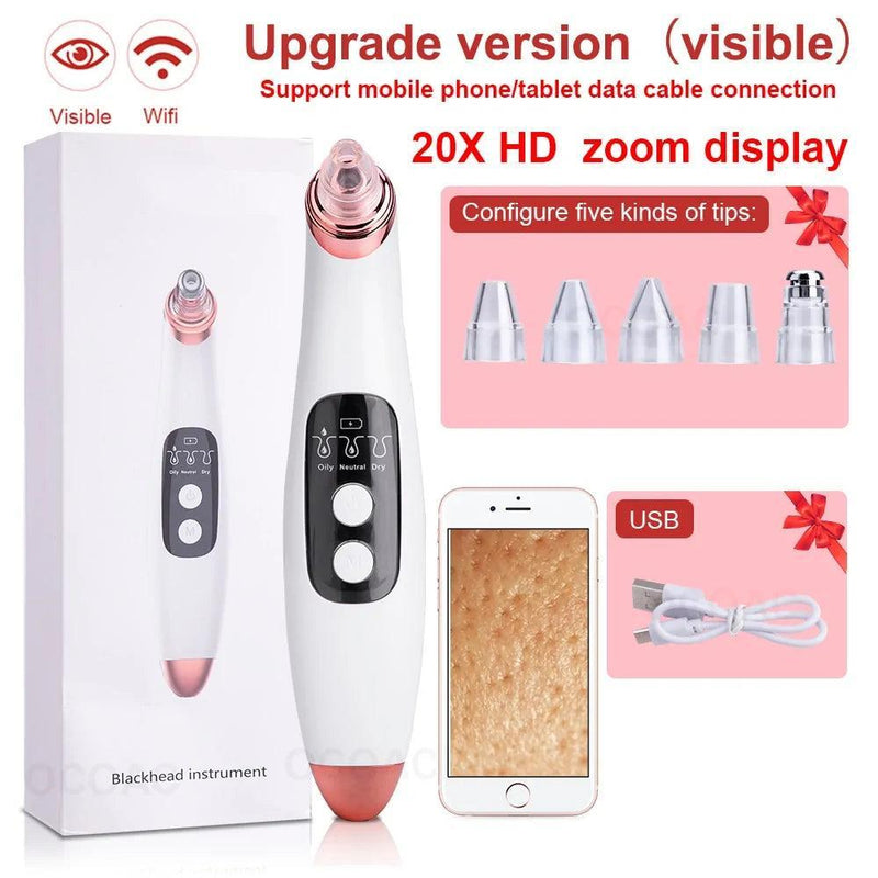 Blackhead Remover Vacuum Suction with Camera