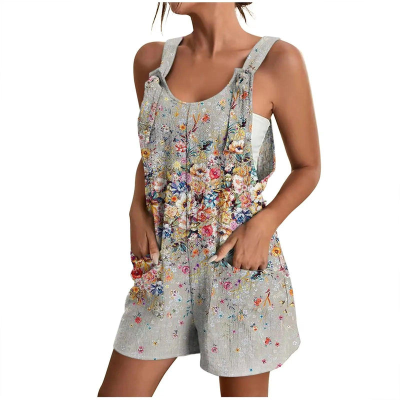 Lightweight Summer Shorts Romper