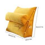 Luxury Triangle Reading Pillow - The Next Door Neighbor 