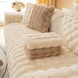 Super Soft Shaggy, Plush Sofa Cover - The Next Door Neighbor 