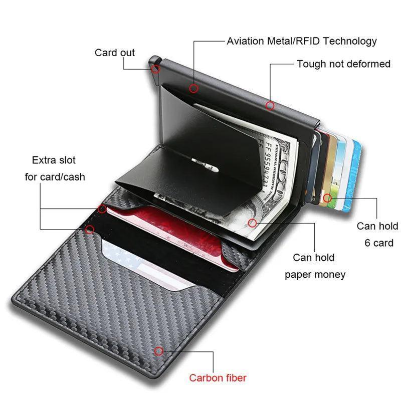 Carbon Fiber Credit Card Holder - The Next Door Neighbor 