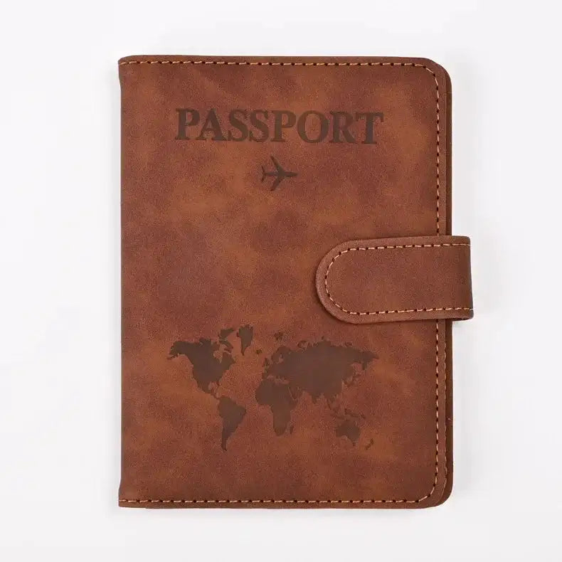 Leather Passport and Card Holder - The Next Door Neighbor 