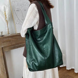 Elegant Large Capacity Soft Shoulder Bag