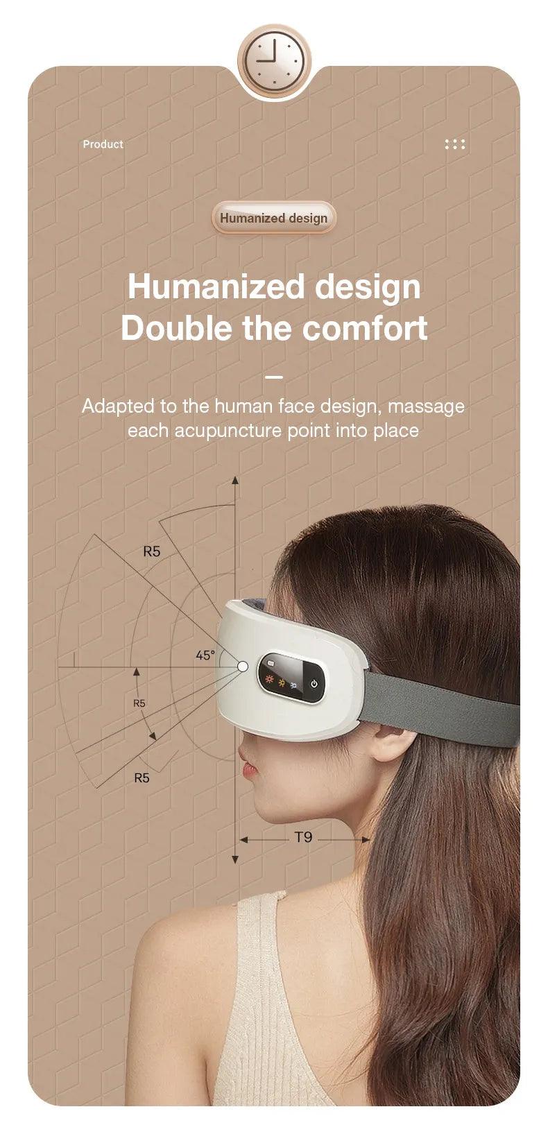 Strain Relief Bluetooth Eye Massager