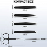 6-Piece Eyebrow Tweezers Set - The Next Door Neighbor 