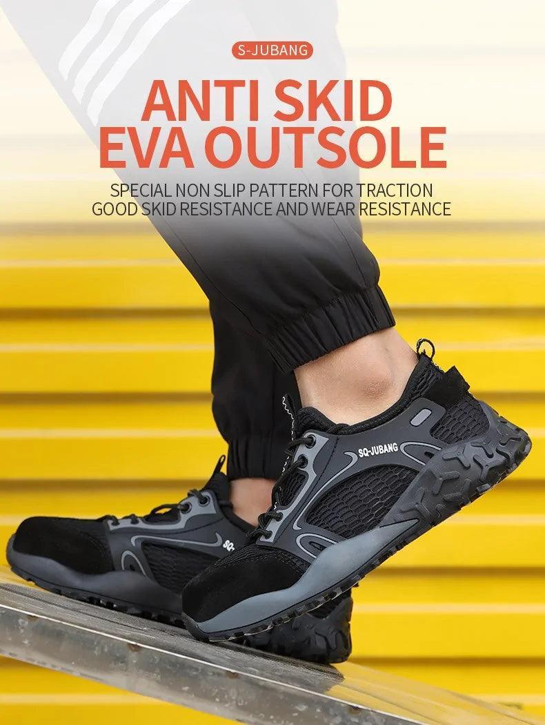 Anti-collision Steel Toe Breathable Safety Shoes - The Next Door Neighbor 